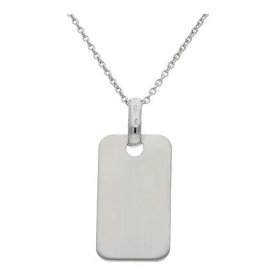 Produktbild von JuwelmaLux Anhänger 925/000 Sterling Silber Gravur Platte JL32-02-0091