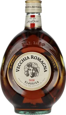 Produktbild von Vecchia Romagna 1820 Classica Etichetta Bianca Brandy 37,2% Vol. 0,7l