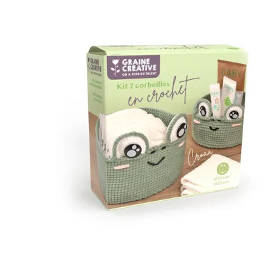 Produktbild von Set mit 2 Froschkörben – Graine Creative
