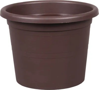 Image de Pot de fleurs SAKURA plastique marron d16cm