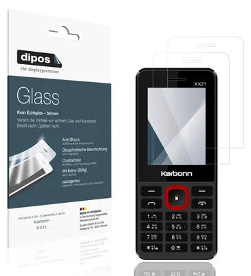 Immagine prodotto di 2x Pellicola Protettiva per Karbonn KX21 Protezione Vetro Flessibile 9H dipos