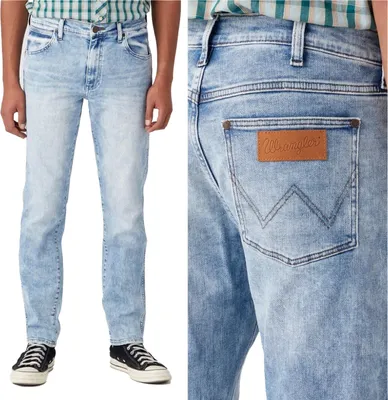 Produktbild von WRANGLER, Herren Jeanshosen, Straight fit, LARSTON, W33 L34, Blau, Jeans, baggyjeans, buggy