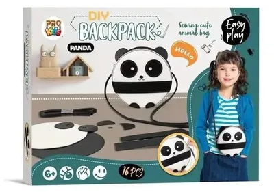 Produktbild von Kreativer Rucksack „Panda“ – Pro Kids
