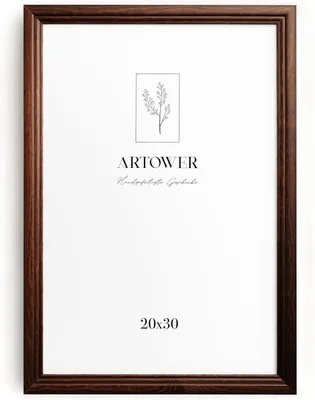 Produktbild von Fotoliste Vintage braun, Holz, 20 x 30 cm, für Collagen