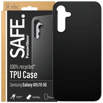 Zdjęcie produktu dla PanzerGlass SAFE. by ® TPU Case Samsung Galaxy A35 5G | Black, Pokrowiec, Samsung, Samsung - Galaxy A35 5G, Czarny
