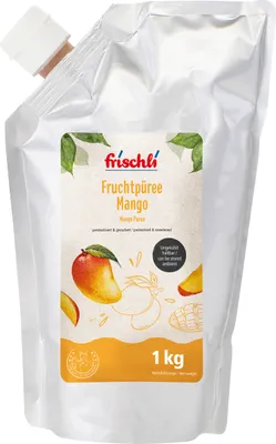 Image de Frischli Purée de fruits à la mangue pasteurisée et sucrée 1000g