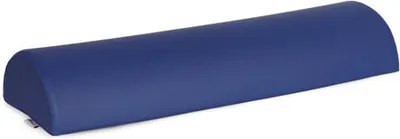 Produktbild von Habys Lagerungsrolle Halbrund, Knierolle, Nackenkissen, Nackenrolle, Lagerungskissen für Massage und Therapie, Kniehalbrolle, 60x19x9cm Blau_