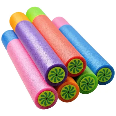 Produktbild von Kinder Wasserpistolen – 6er Set – Poolspielzeug, lustige Schaum-Wasserpistolen für Battle Games – ideal für 4–12 Jahre, Sommer, Strand & Outdoor-Party