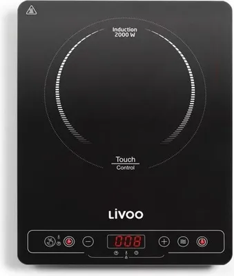 Immagine prodotto di Piano cottura a induzione LIVOO DOC235, piano cottura singolo, 22 cm, da 60° a 240°C, nero, 200-2000 W