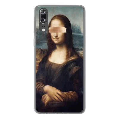Produktbild von MuchoWow® Handyhülle Schutzhülle Hülle für Huawei P20 Mona Lisa - Gemälde - Farbe Silikon Softcase Handy Hülle - Hardcover