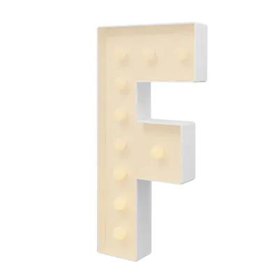 Image de 91,5cm lettres lumineuses-F anniversaire demande en mariage fête décoration 2000-3000K