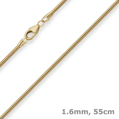 1-6mm-Schlangenkette-aus-333-Gelbgold-55cm