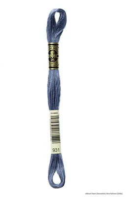 Immagine prodotto di Filo da ricamo DMC Mouline Special 117mc - 931, 6 capi, 8 metri