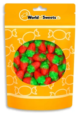Produktbild von Yummi Yummi Fruchtgummi Mini Erdbeeren 200g