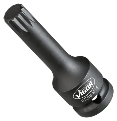 Produktbild von VIGOR Schlagschrauber Schraubendrehereinsatz V7018-M14 1/2" XZN SW M14