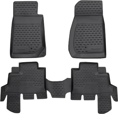 Produktbild von Gummi-Fußmatten Jeep Wrangler 2007-2018 (4 Türen)