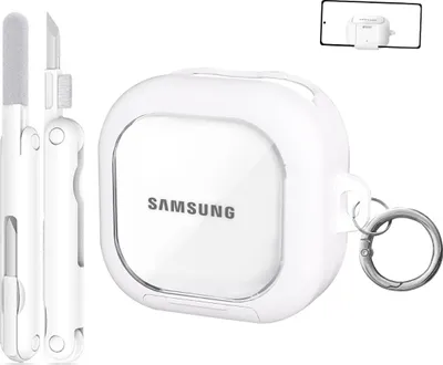 Immagine prodotto di INF Custodia Protettiva per Samsung Buds4/4 Pro con Penna di Pulizia Bianco