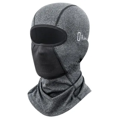 Produktbild von Sturmhaube Winter Motorrad, Fahren Balaclava Gesichtshaube, Skimaske für Outdoorsports Herren Damen Herbst Winter Grau