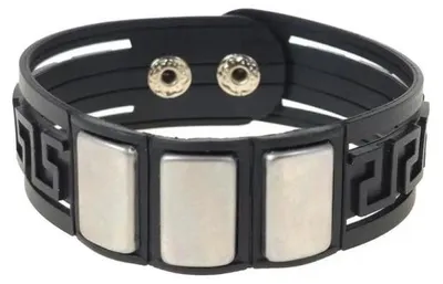 Produktbild von Silikonarmband, schwarz, 22 x 2 cm