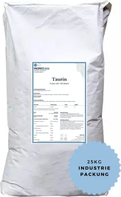 Produktbild von Taurin Pulver (40-100 Mesh) – 25 kg