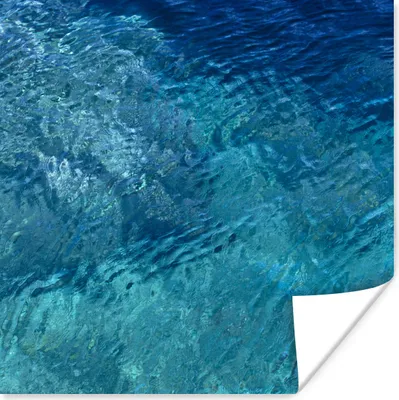 Produktbild von MuchoWow® Poster Meer - Golf - Wasser 75x75 cm - Wand Dekoration
