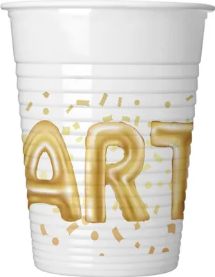 Produktbild von Partybecher aus Kunststoff 200 ml 8 Stk.