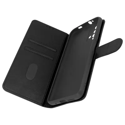 Immagine prodotto di Avizar, flip cover portafoglio, custodia in ecopelle per Xiaomi Redmi 9T, nero