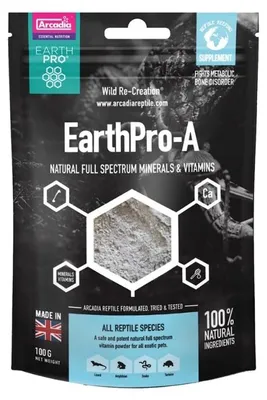 Productafbeelding van Arcadia Natuurlijk vitaminen en mineralenpoeder voor reptielen en amfibieën 100 g | 350 g 100 Gram