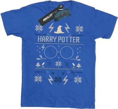 Immagine prodotto di Harry Potter - Maglietta da uomo BI29369 (M) (blu reale)