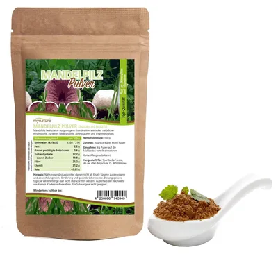 Produktbild von Mynatura Mandelpilz (Agaricus Blazei Murill) - ab 100g - 2 Beutel
