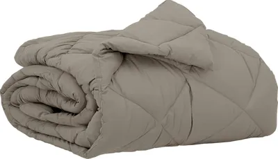 Produktbild von vidaXL Sommerdecke Hellgrau 220 x 155 cm Mikrofaser