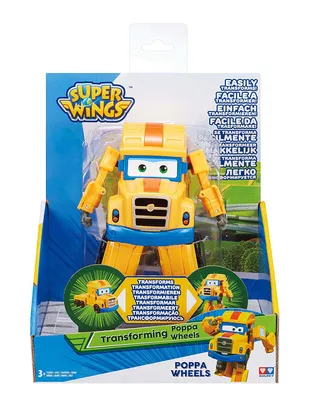 Produktbild von Super Wings Transforming Speelfiguur Poppa Wheel 24,5 Cm