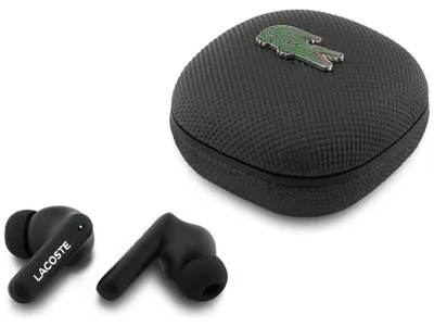 Image de Écouteurs TWS Lacoste Iconic Petit Pique noir