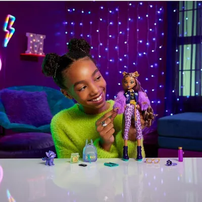 Immagine prodotto di MATTEL MONSTER HIGH Clawdeen con animali. HRP65/4
