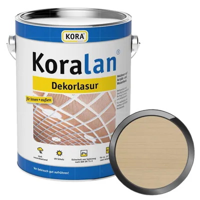 Produktbild von KORA Koralan Dekorlasur 2.5 Liter Antikgrau