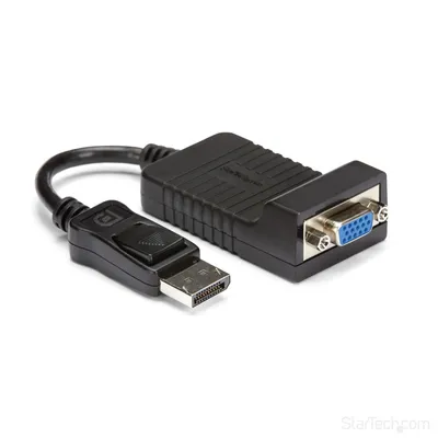 Obrázek produktu pro StarTech.com DP2VGA, 0,08 m, DisplayPort, VGA (D-Sub), Samec, Samice, Přímý