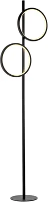 Immagine prodotto di Lampada da terra a LED - H 151 cm - 2 fiamme - Nero - Metallo