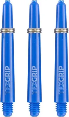 Produktbild von TEX Grip Nylon Shafts Blau 30 mm – Robuste Darts-Schäfte für Präzision
