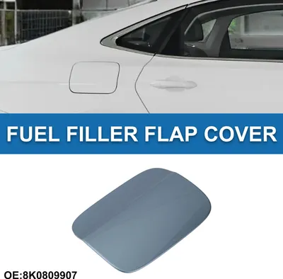 Image de Capuchon De Porte De Réservoir De Carburant Pour Audi A4 2009-2016 Couvercle De Trappe De Remplissage De Carburant Type De Clip No.8K0809907 Gris Abs