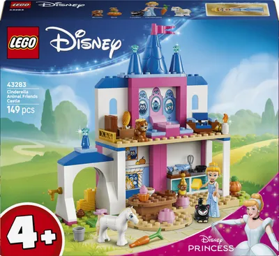 Productafbeelding van LEGO ǀ Disney Prinsessen: Assepoels dierenpaleis - Educatief speelgoed met een mini-popp en 4 dierenfiguren - Cadeau voor meisjes en fans vanaf 4 jaar - 43283