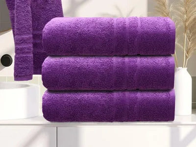 Zdjęcie produktu dla Ręcznik Comfort Maxi 100x180 cm fioletowy, 100% bawełna