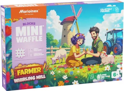 Obrázek produktu pro Farma Zábavy: Kreativní Stavebnice s Mlynem a Zvířátky