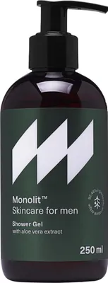 Zdjęcie produktu dla MONOLIT Shower Gel - Żel pod prysznic z aloesem do codziennej pielęgnacji, 250ml