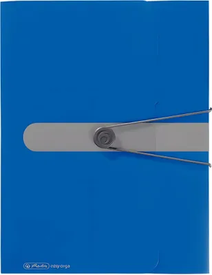 Obrázok produktu pre Herlitz Sammelbox      A4 PP 4.0cm opak blau      m.Gummizug