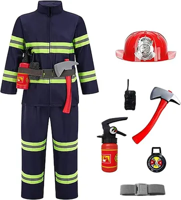 Obrázok produktu pre Kostým hasič 86-92, 3-dielna súprava, pre hranie rolí