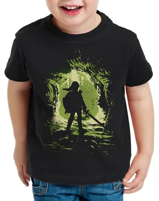 Produktbild von style3 Link Explorer Kinder T-Shirt gamer switch