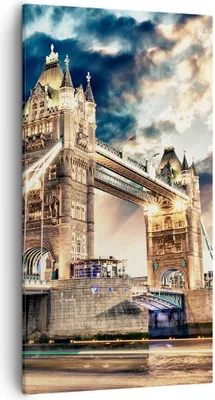 Produktbild von Bild auf Leinwand - Leinwandbild - London parlament architektur groß ben - 55x100cm - Wand Bild - Wanddeko - Leinwanddruck - Bilder - Kunstdruck - Leinwand bilder - Wandkunst - PA55x100-2438