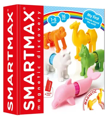 Zdjęcie produktu dla SmartMax My First Animals Around the World - Klocki magnetyczne