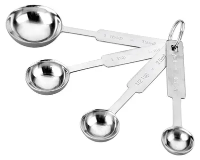 Image de Set de tasses à mesurer en acier inoxydable, 4 pcs.
