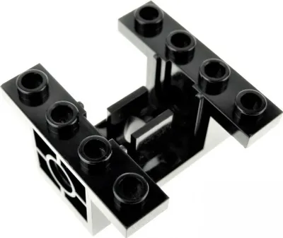 Produktbild von 1x Lego Technic Getriebe Halter 4x4x1 schwarz Zahnrad Gearbox 4107784 28830 6585